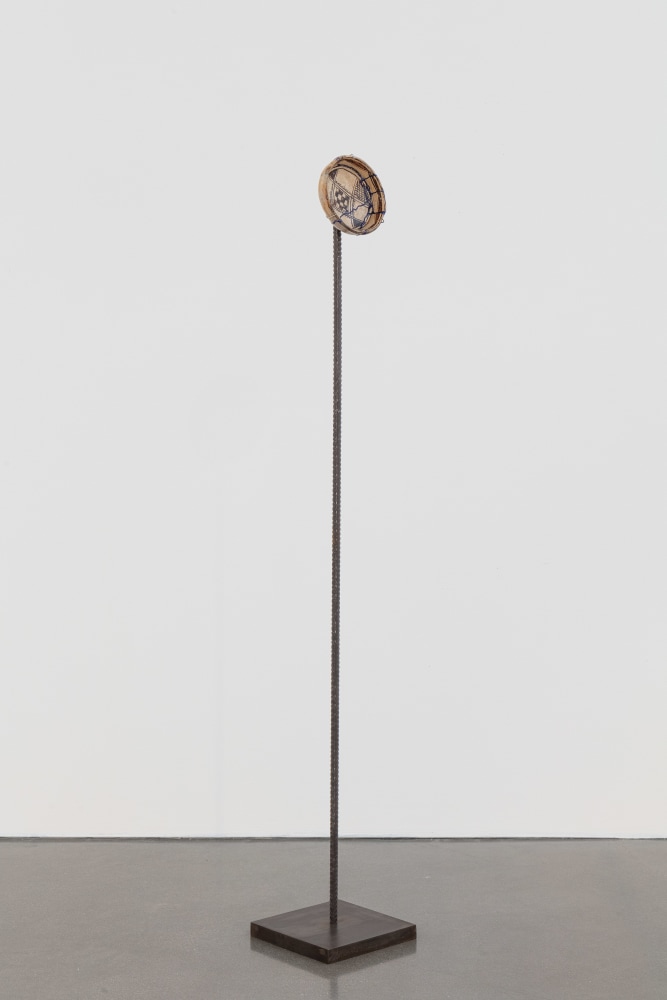 Kader Attia
Untitled
2020
Ceramic, terracotta, epoxy resin and steel plinth
Artwork Dimensions:
6 5/8 x 6 5/8 x 2 1/8 inches (17 x 17 x 5.5 cm)
Overall Dimensions:
63 3/4 x 9 5/8 x 9 5/8 inches (161.9 x 24.4 x 24.4 cm)