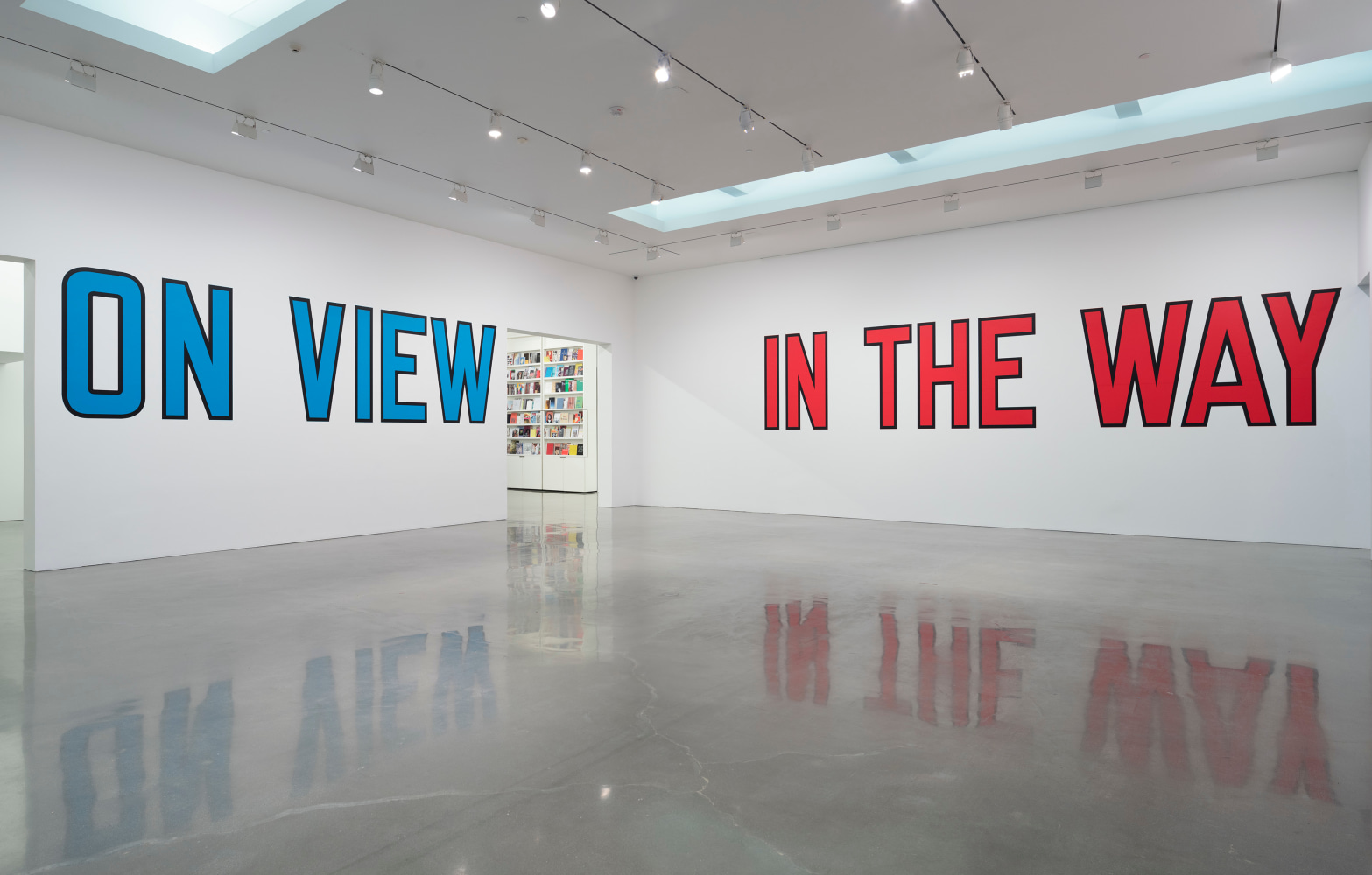 Lawrence Weiner On View