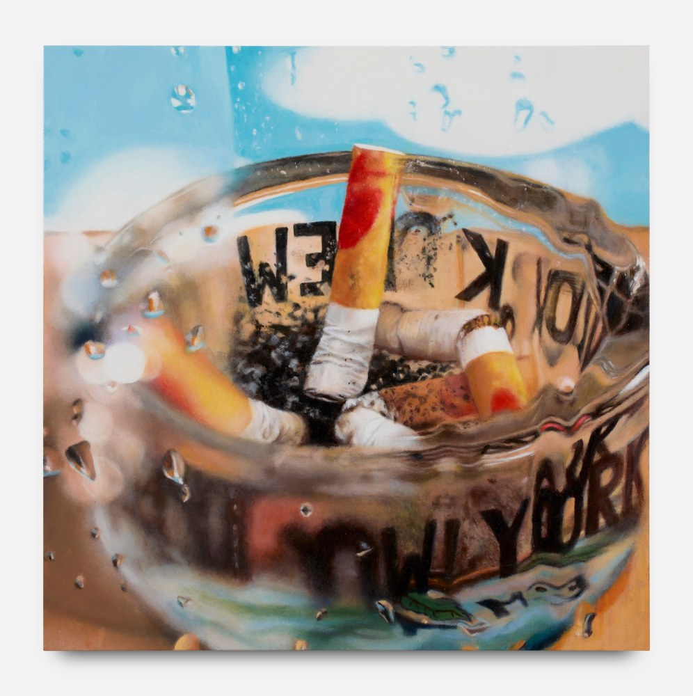 Marilyn Minter
After Guston, #7 (Ashtray)
2024
Enamel on wood panel
20 x 20 inches (50.8 x 50.8 cm)