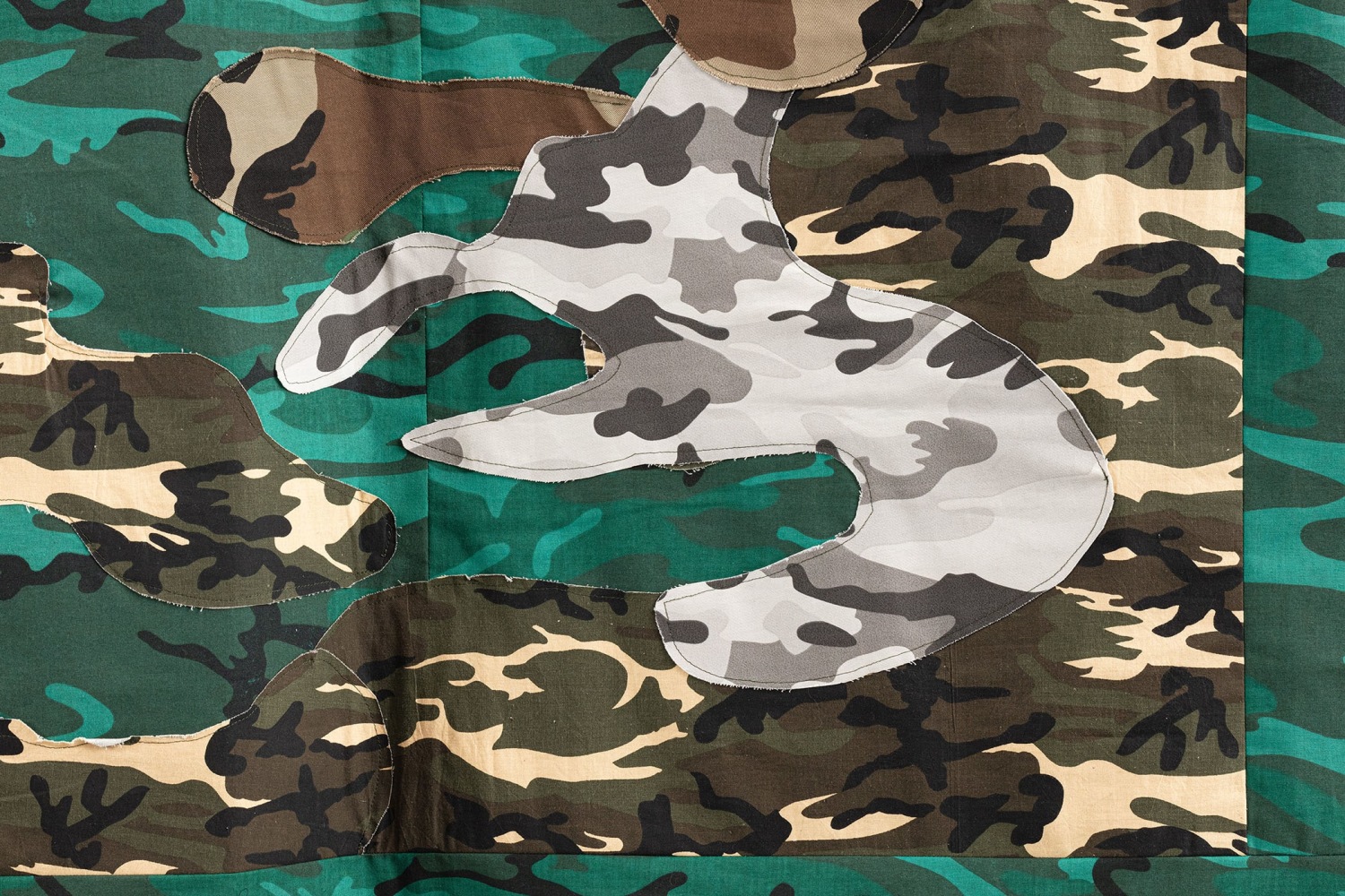 We The People&amp;nbsp;(detail)
2020
Mixed fabrics
105 x 110 x 3 inches (266.7 x 279.4 x 7.6 cm)

CLICK IMAGE FOR MORE VIEWS