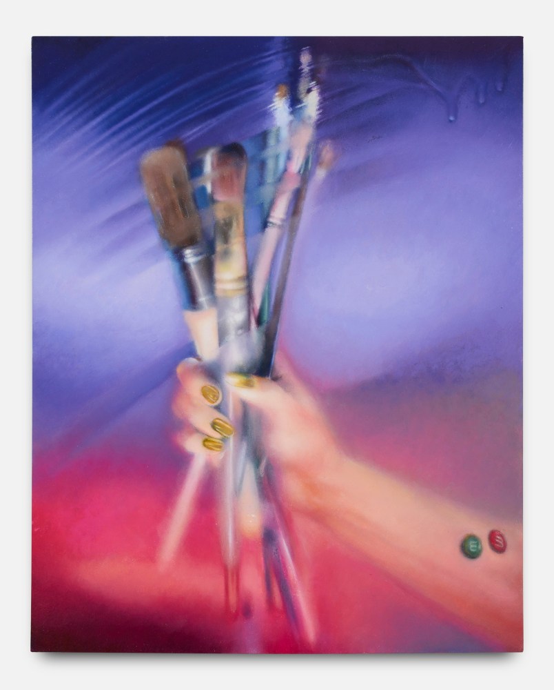 Marilyn Minter
After Guston, #3 (Paintbrush)
2024
Enamel on metal
20 x 16 inches (50.8 x 40.6 cm)