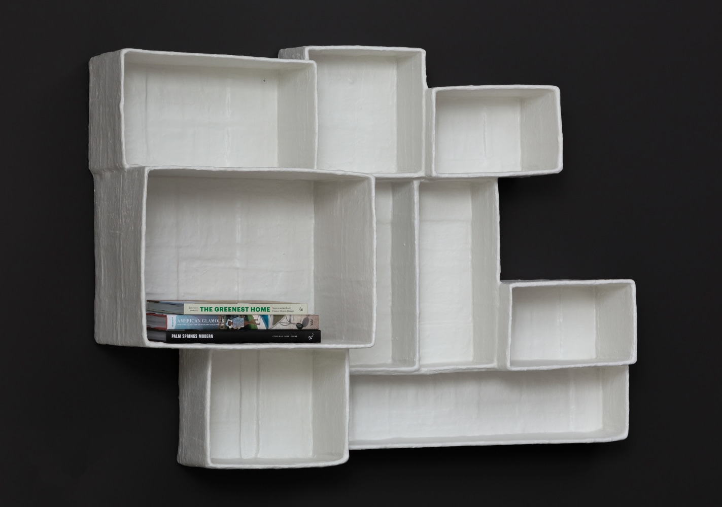 A-Z Aggregated Stacks
2015
Cardboard, plaster, gauze, paint
49 x 43 x 13 1/2 inches (124.5 x 109.2 x 34.3 cm)
