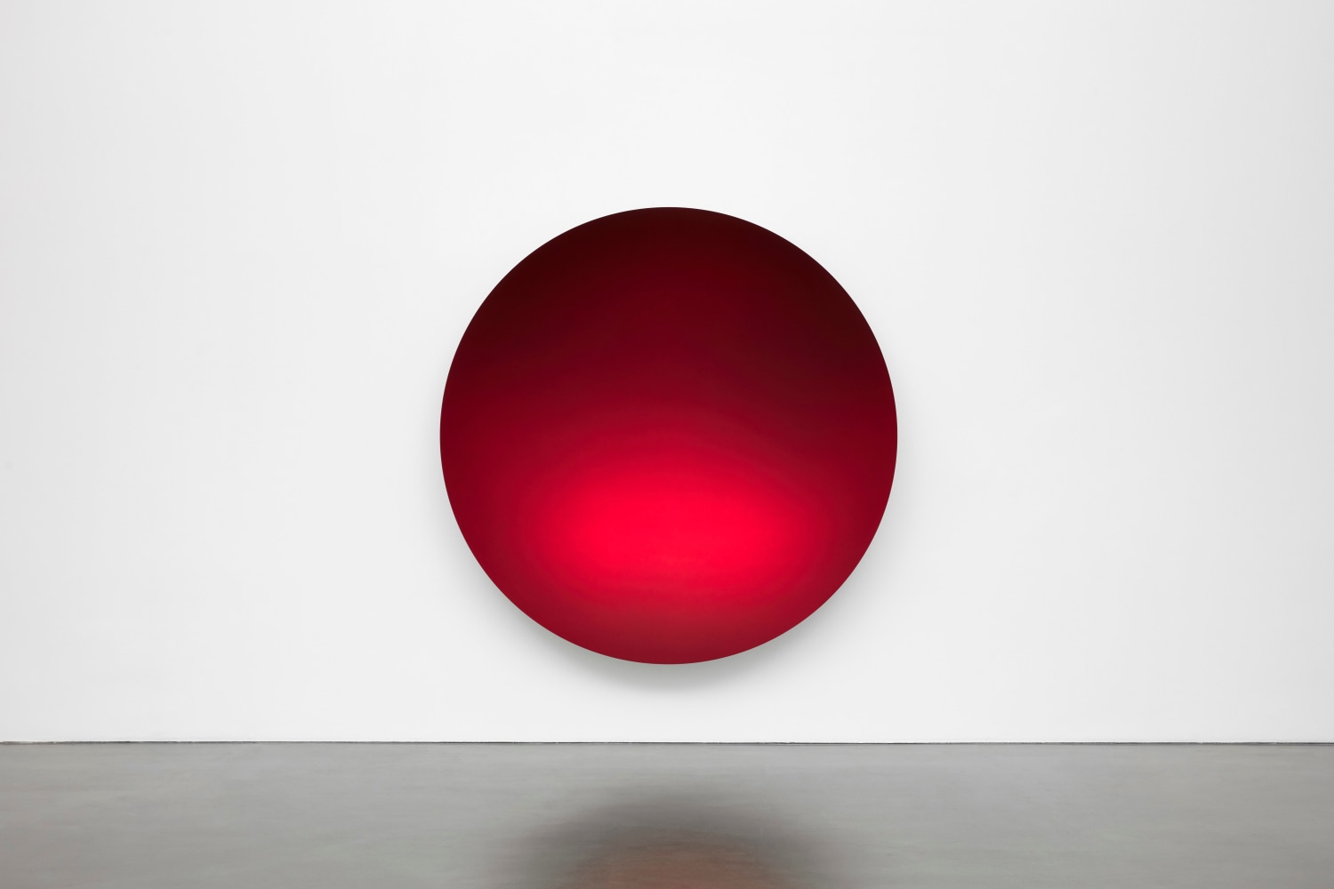 Anish Kapoor
Brandy Wine Satin
2020
Aluminum and paint
82 3/4 x 82 3/4 x 14 inches (210 x 210 x 35.5 cm)

DOUBLE CLICK IMAGE FOR MORE VIEWS