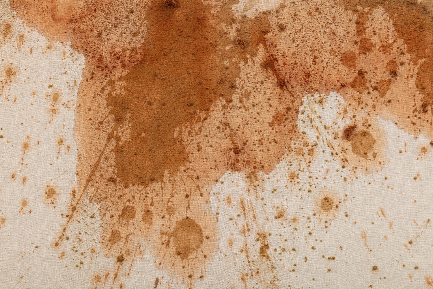 Kader Attia
Untitled&amp;nbsp;(detail)
2020
Henna and thread on canvas
75 3/4 x 52 3/4 x 1 inches (192.4 x 134 x 2.5 cm)