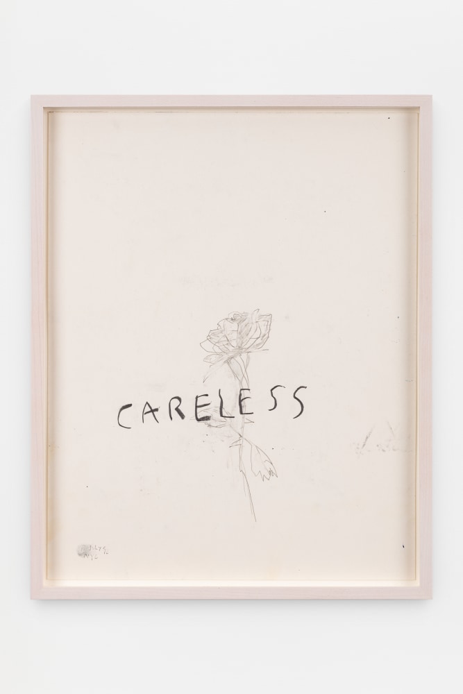 Jack Pierson
Careless, 1992 July 10, NY
1992
Graphite on paper
Framed Dimensions:
15 x 12 x 1 1/4 inches (38.1 x 30.5 x 3.2 cm)
Paper Dimensions:
11 x 14 inches (27.9 x 35.6 cm)
$10,000