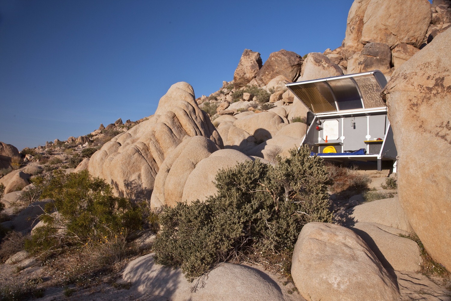 A-Z Wagon Station customized by Connie Walsh and Chris Young WGNSTN
2003
Powder-coated steel, MDF, aluminum, Lexan&amp;nbsp;
Closed Dimensions:
61 x 82 x 57 inches (154.9 x 208.3 x 144.8 cm)
Open Dimensions:
91 x 82 x 57 inches (231.1 x 208.3 x 144.8 cm)