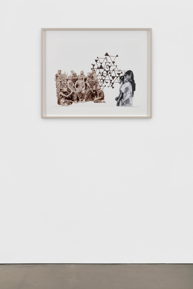 Kader Attia
Untitled
2020
Collage, ink, photograph, photocopy, print on paper
Framed Dimensions:
26 1/2 x 32 1/4 x 1 1/2 inches (67.3 x 81.9 x 3.8 cm)
Artwork Dimensions:
19 5/8 x 25 1/2 inches (49.8 x 64.8 cm)