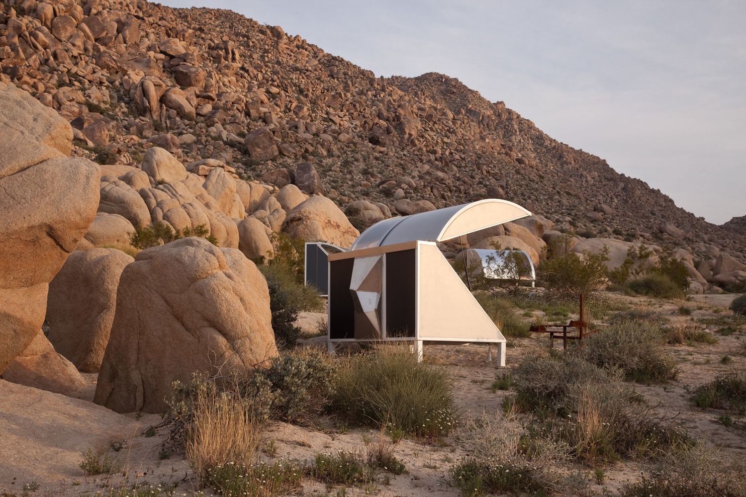 A-Z Wagon Station customized by Chuck Moffitt
2003
Powder-coated steel, MDF, aluminum, Lexan&amp;nbsp;
Closed Dimensions:
61 x 82 x 57 inches (154.9 x 208.3 x 144.8 cm)
Open Dimensions:
91 x 82 x 57 inches (231.1 x 208.3 x 144.8 cm)