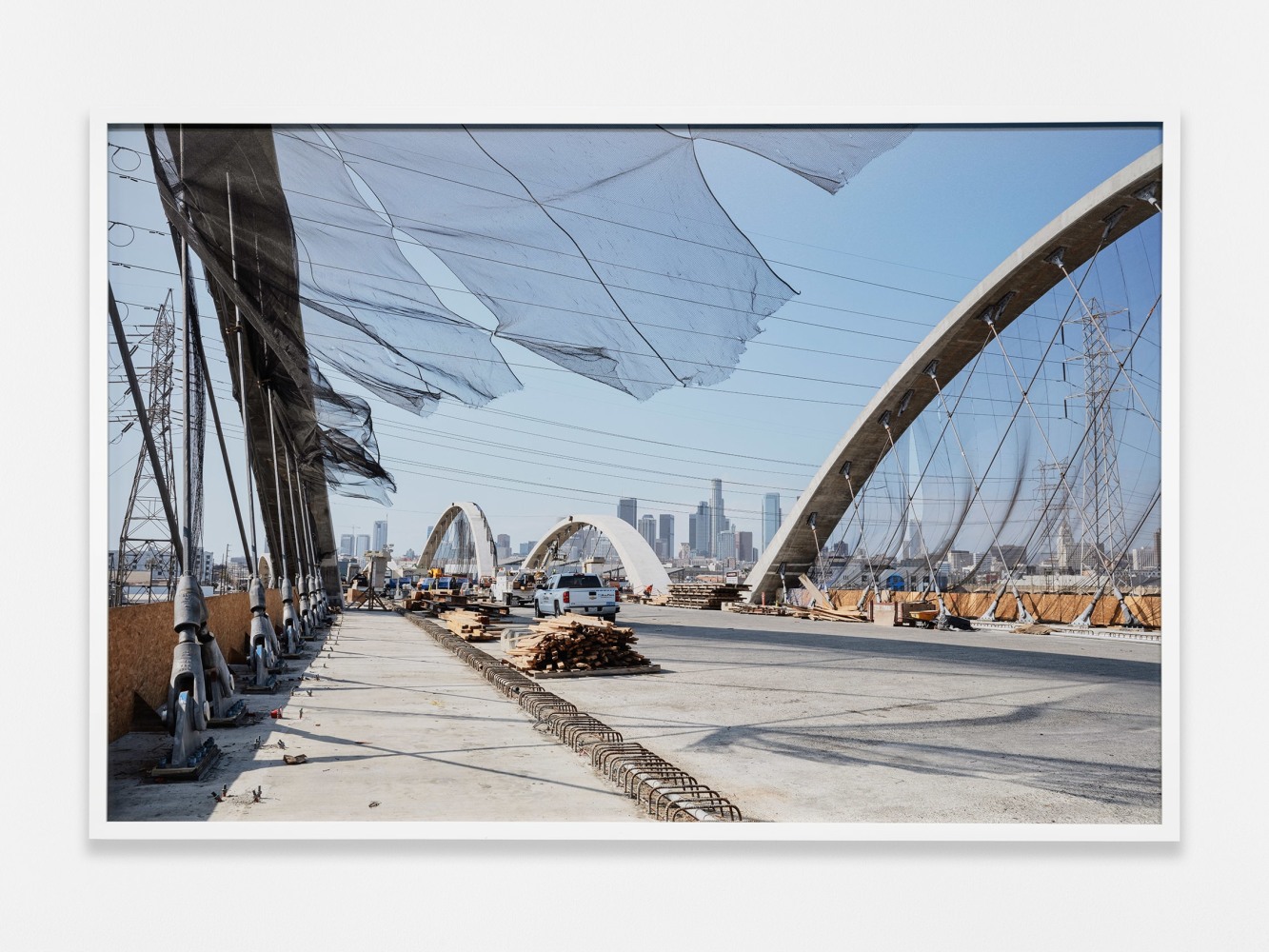Catherine Opie
6th St. Bridge Construction, 2022
2022/2024
Pigment print
31 x 46 x 2 inches (78.7 x 116.8 x 5.1 cm)