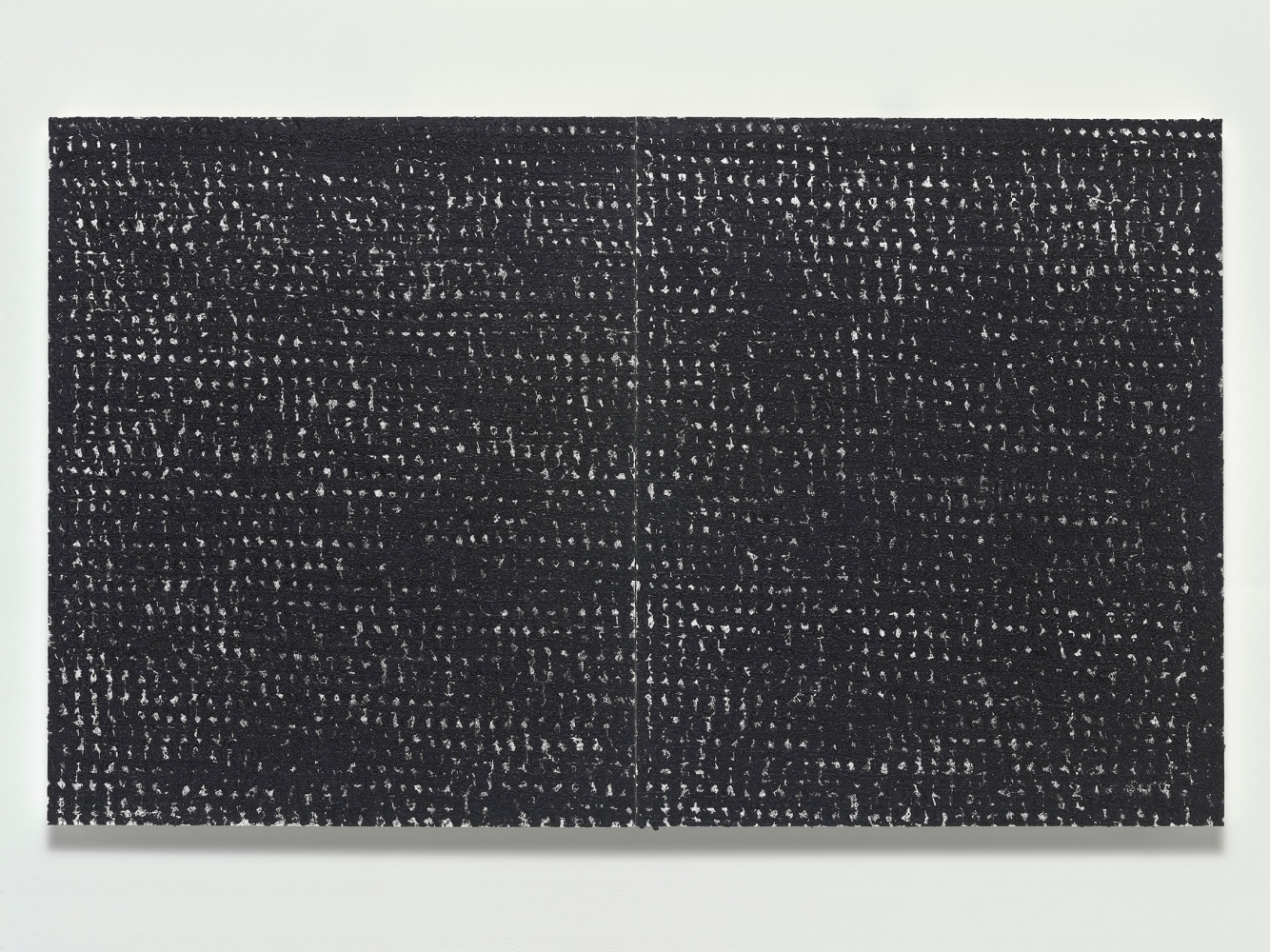 Glenn Ligon
Redacted #8
2023
Oil stick and gesso on two canvases
Overall: 47 1/4 x 78 x 2 inches (120 x 198 x 5 cm)