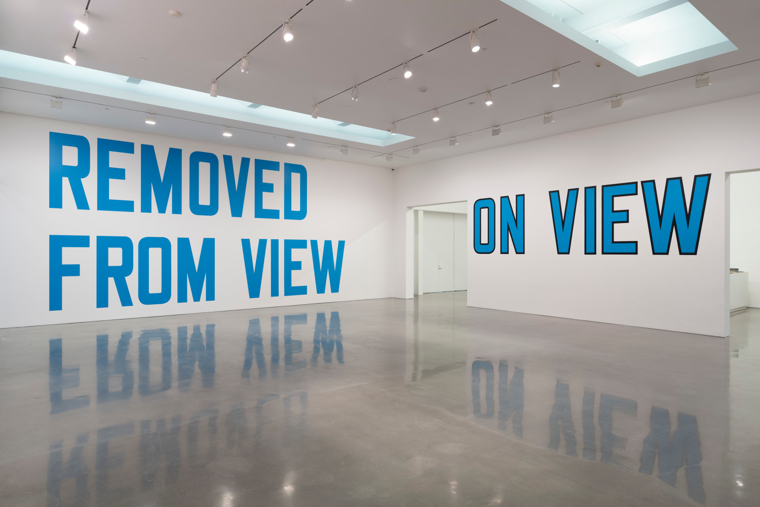 Lawrence Weiner On View