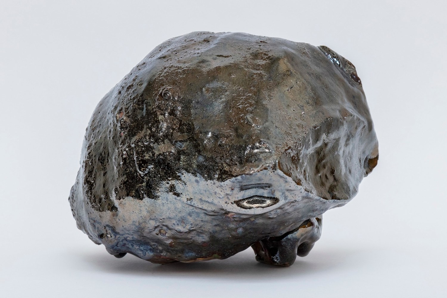 Liz Larner
Asteroid (space metal)
2020
Glazed ceramic
9 1/2 x 9 1/4 x 8 5/8 inches (24.1 x 23.5 x 21.9 cm)
$30,000

DOUBLE CLICK IMAGE FOR MORE VIEWS