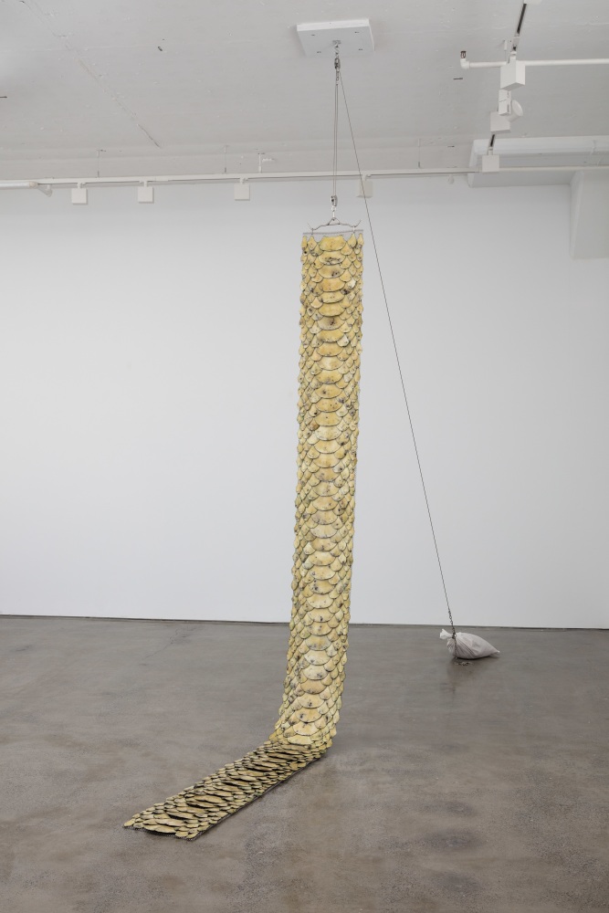 Elaine Cameron-Weir
Snake 12
2020
Copper, enamel, stainless steel, sandbag
168 x 16 x 60 inches (426.7 x 40.6 x 152.4 cm)

DOUBLE CLICK IMAGE&amp;nbsp;FOR MORE VIEWS