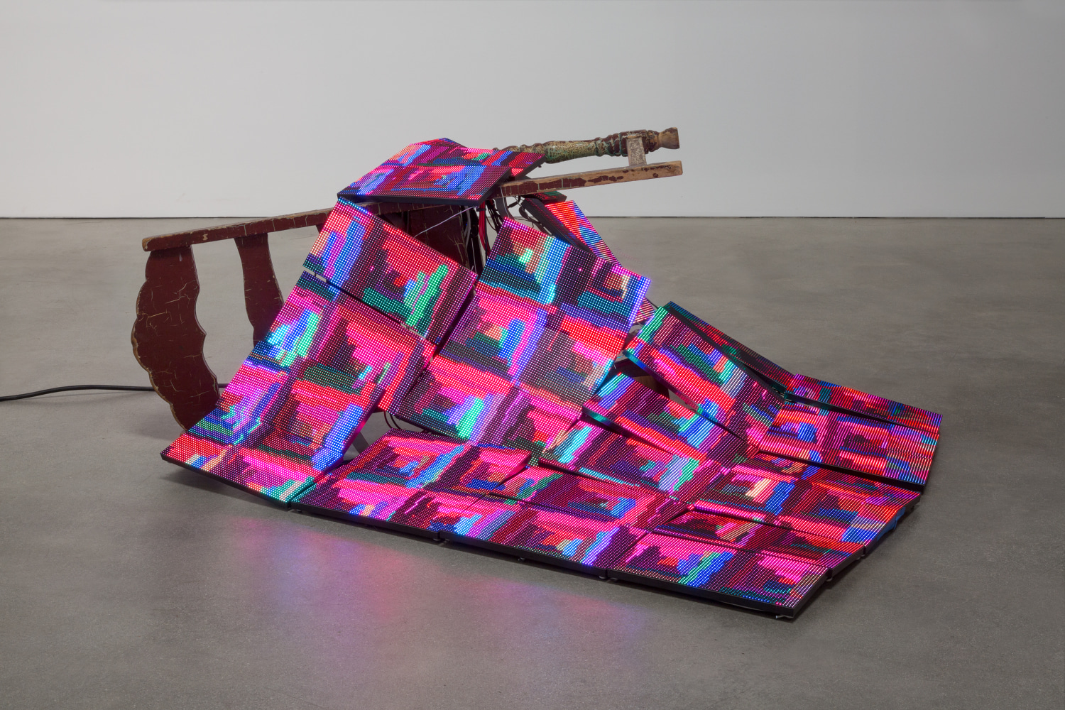 Luke Murphy, Quilt and Discarded Chair, 2020