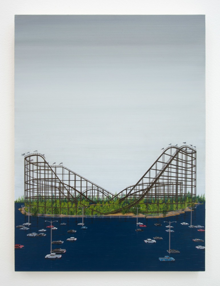 Ian Davis
Rollercoaster (version), 2020
acrylic on panel
24 x 18 in (61 x 45.7 cm)
ID030
