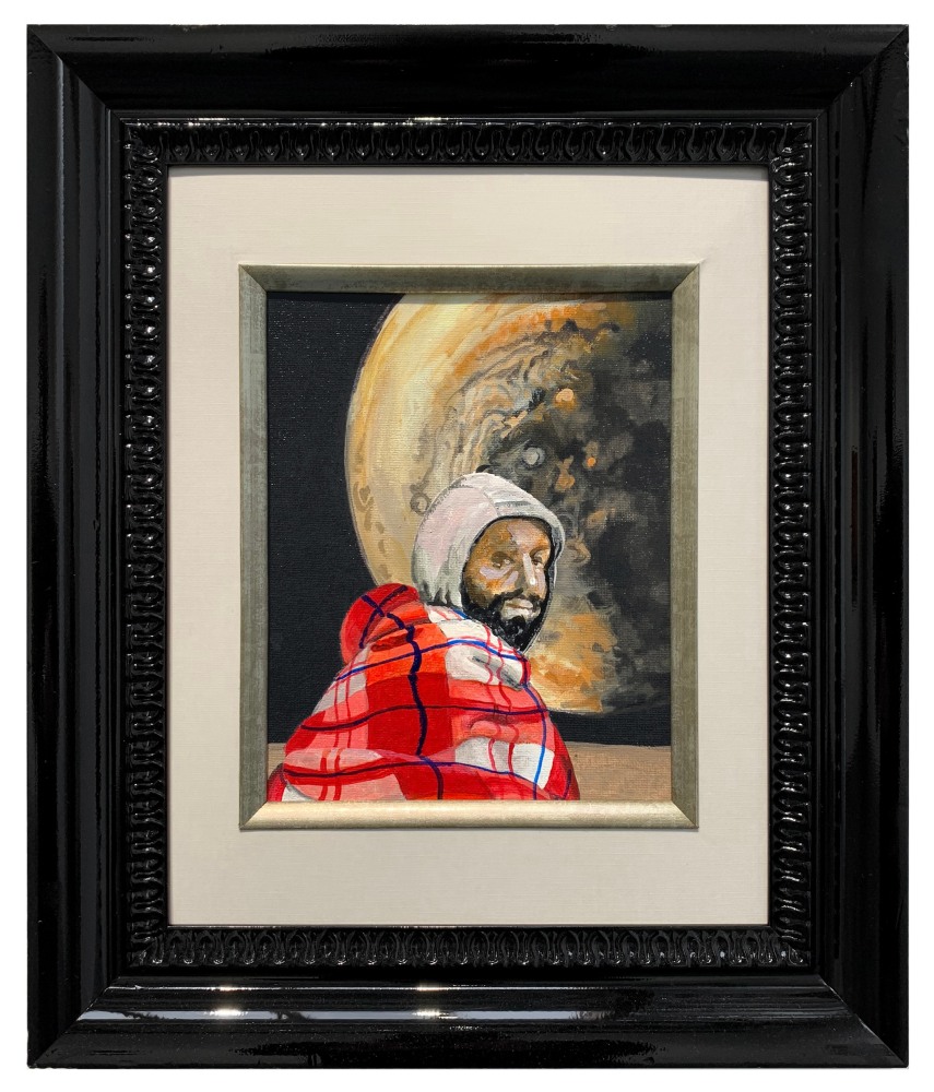 Jim Adams
Alien Landscape, 2018
Acrylic on canvas, hand-painted artist frame

17.75 x 14.75 x 1.75&amp;nbsp;in. framed