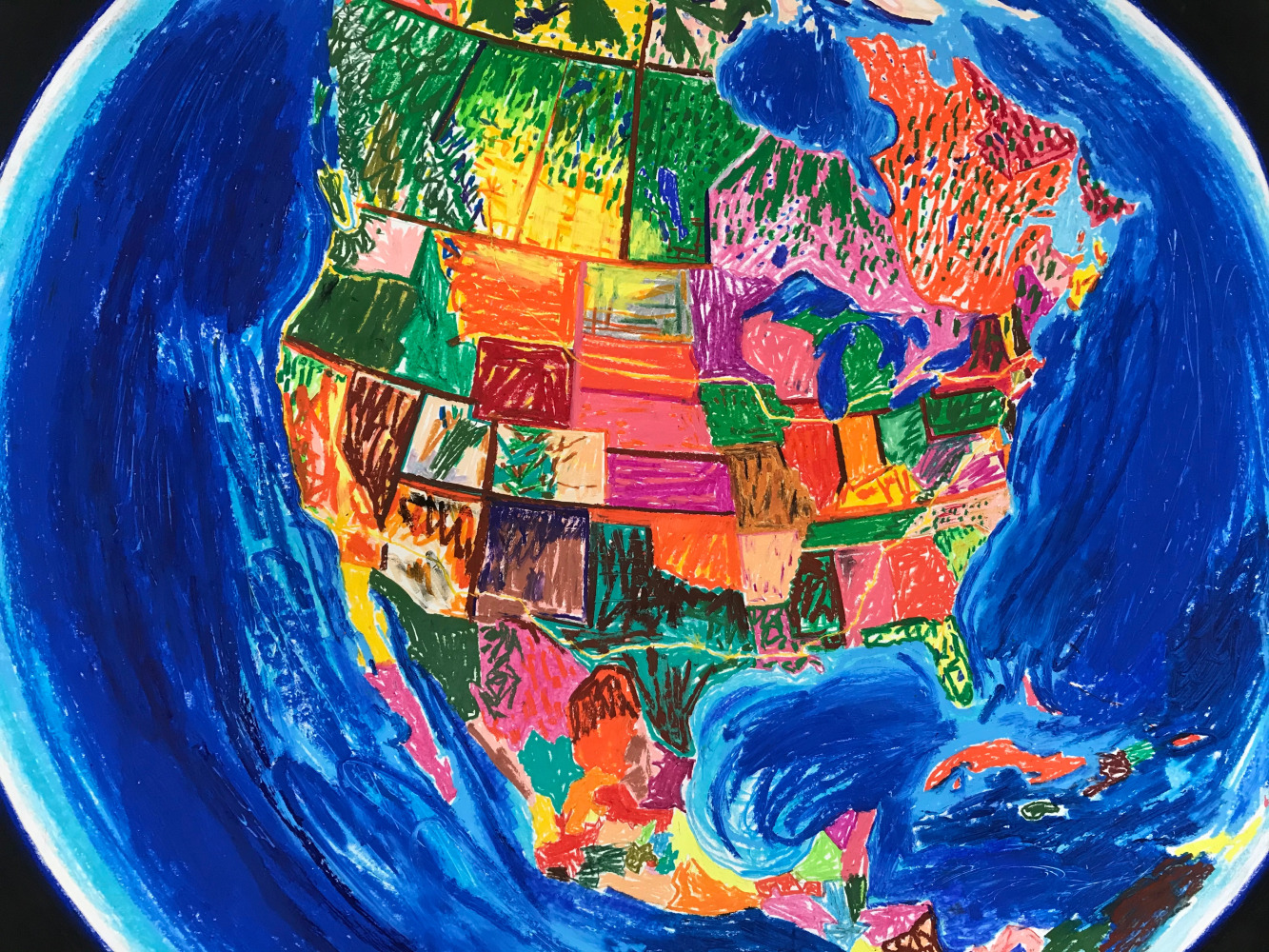 Erik Olson

North America, 2020

Oil pastel on Arches Cotton Satin paper, 300 gsm

45 x 59 in / 114.5 x 150 cm