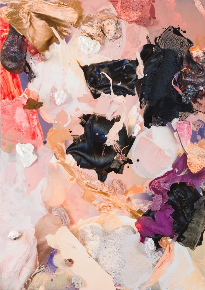 Andr&amp;eacute; Hemer
These days (June 6, 19:06 CEST) , 2020
Acrylic and pigment on canvas
47 x 33 in.