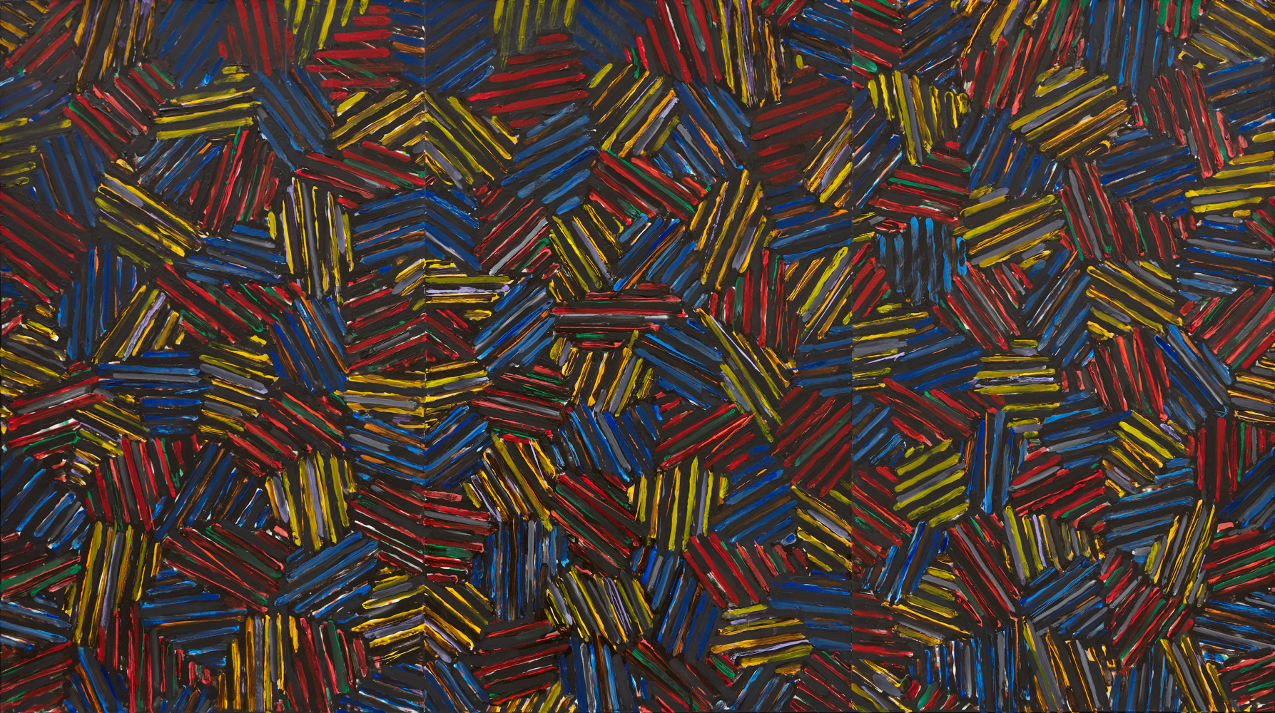 Jasper Johns

Untitled, 1980

Acrylic and plastic mounted on canvas

30 3/8 x 54 3/8 inches (77.2 x 138.1 cm)