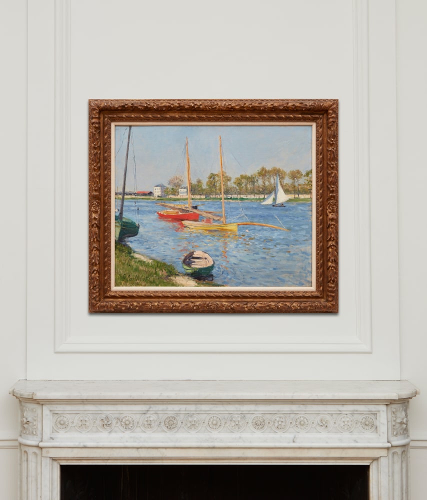 Caillebotte over fireplace