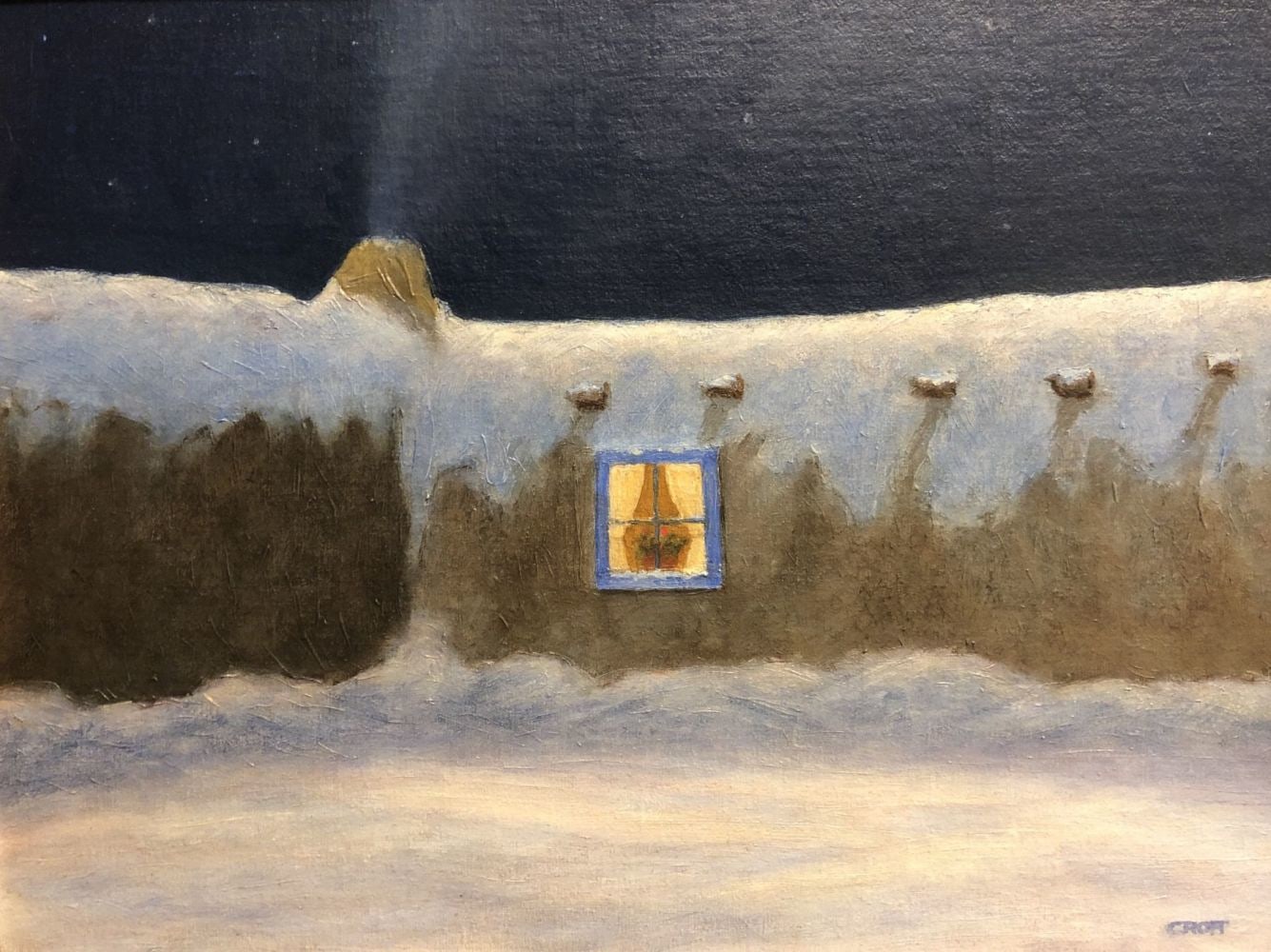 Solstice, oil on linen on panel, 12 x 16 inches