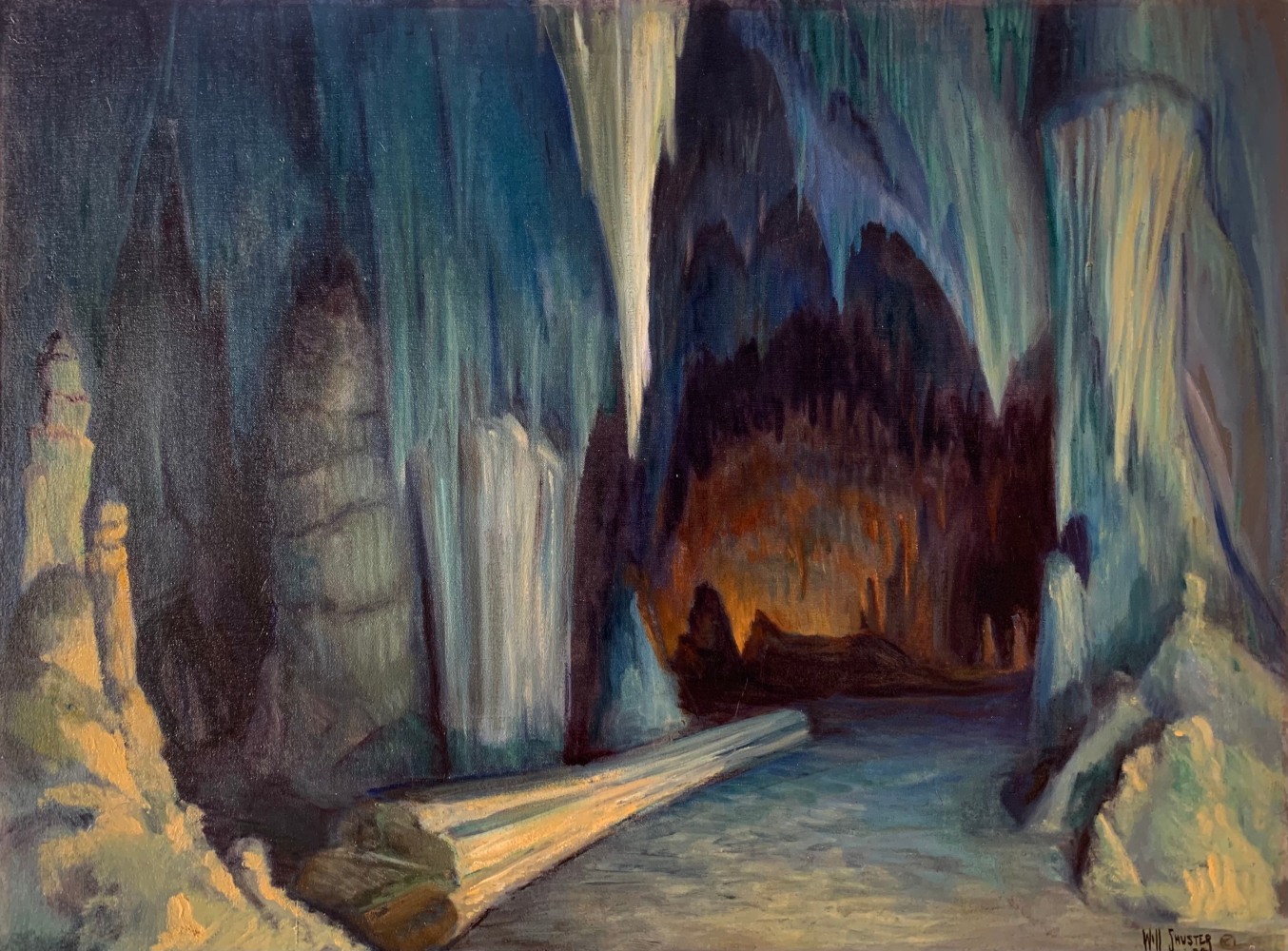 Will Shuster&amp;nbsp;(1893&amp;ndash;1969)&amp;nbsp;Carlsbad #1, The Queen&amp;rsquo;s Chamber, d. 1924, oil on canvas,&amp;nbsp;30 1&amp;frasl;4 x 40 1/8&amp;nbsp;inches