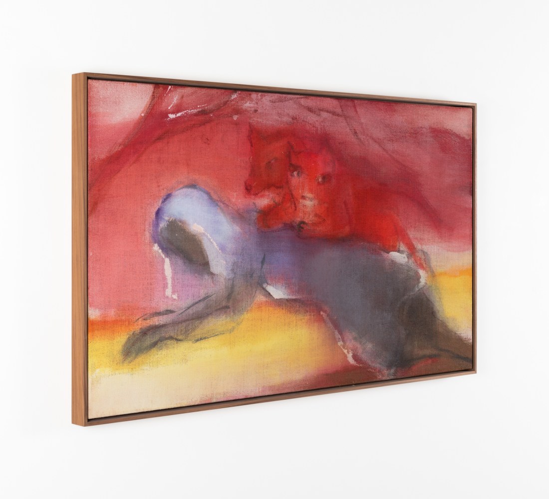 Leiko Ikemura
Gigi on Her
2019
tempura and oil on jute
90 x 150 cm / 35.4 x 59.1 in&amp;nbsp; &amp;nbsp;
LI00219