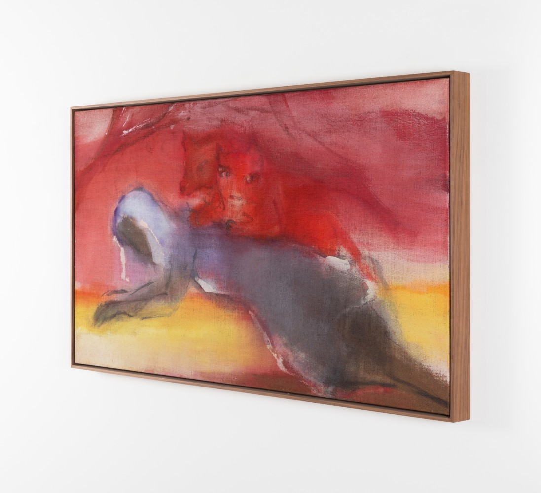 Leiko Ikemura
Gigi on Her
2019
tempura and oil on jute
90 x 150 cm / 35.4 x 59.1 in&amp;nbsp; &amp;nbsp;
LI00219