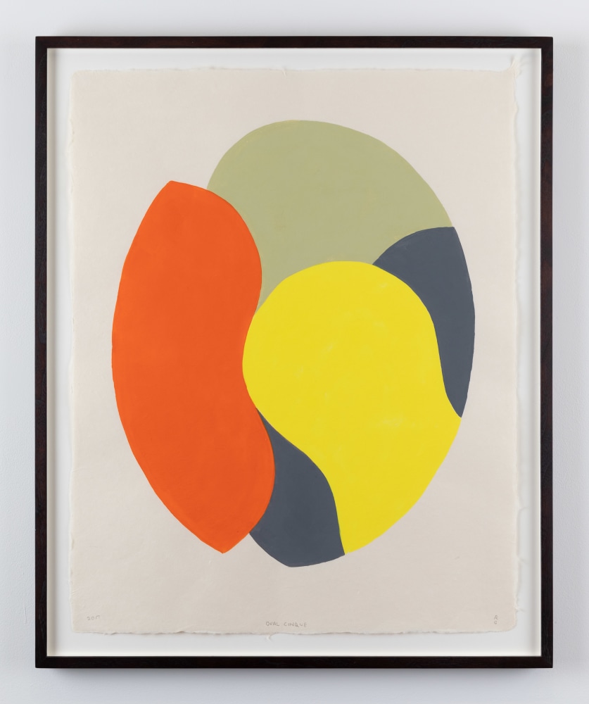 Oval Cinque&amp;nbsp;
2017
gouache on handmade echizen kozo washi paper
64 x 50 cm / 25.2 x 19.7 in paper size&amp;nbsp;
72 x 59 cm / 28.3 x 23.2 in framed&amp;nbsp;&amp;nbsp;
RG76917

&amp;euro;4,000 (ex vat in EU)&amp;nbsp;