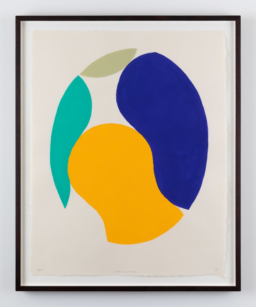 Oval Quattro
2017
gouache on handmade echizen kozo washi paper
64 x 50 cm / 25.2 x 19.7 in paper size&amp;nbsp;
72 x 59 cm / 28.3 x 23.2 in framed&amp;nbsp;&amp;nbsp;
RG76817

&amp;euro;4,000 (ex vat in EU)&amp;nbsp;