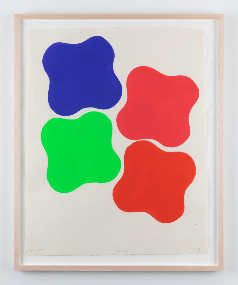 Cog Four&amp;nbsp;
2019
gouache on handmade echizen kozo washi paper
64 x 51 cm / 25.2 x 20.1 in unframed&amp;nbsp;&amp;nbsp;
72 x 59 cm / 28.3 x 23.2 in framed&amp;nbsp;&amp;nbsp;
RG93719&amp;nbsp;

&amp;euro;4,000 (ex vat in EU)&amp;nbsp;