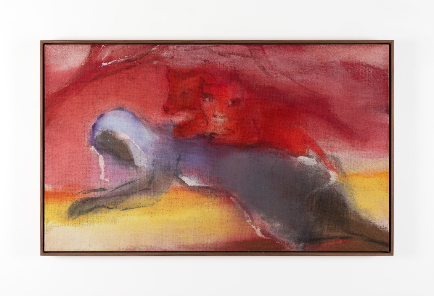 Leiko Ikemura
Gigi on Her
2019
tempura and oil on jute
90 x 150 cm / 35.4 x 59.1 in&amp;nbsp; &amp;nbsp;
LI00219