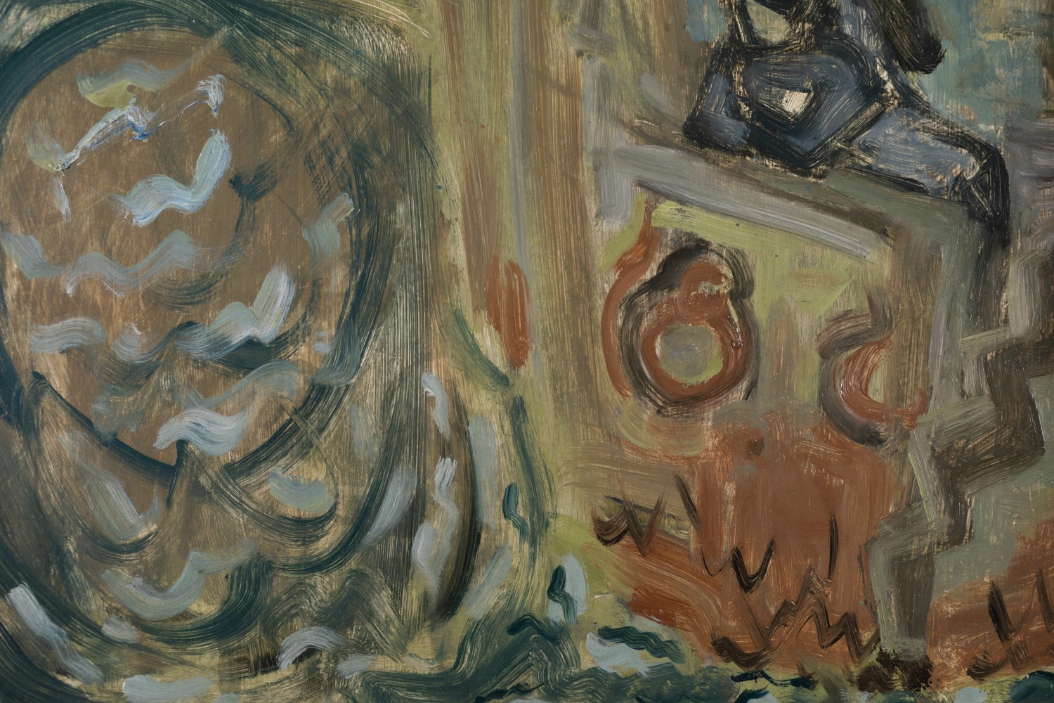 Nano Reid
Loafers
1960
oil on board
50.8 x 60.8 cm / 20 x 23.9 in&amp;nbsp; &amp;nbsp;
NR00160