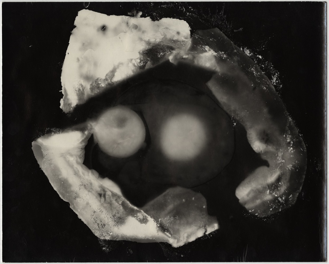 Documentary Photogram #13 (Breakfast/Bacon, Egg, Toast), 1971 Silver gelatin print 8 x 10 inches