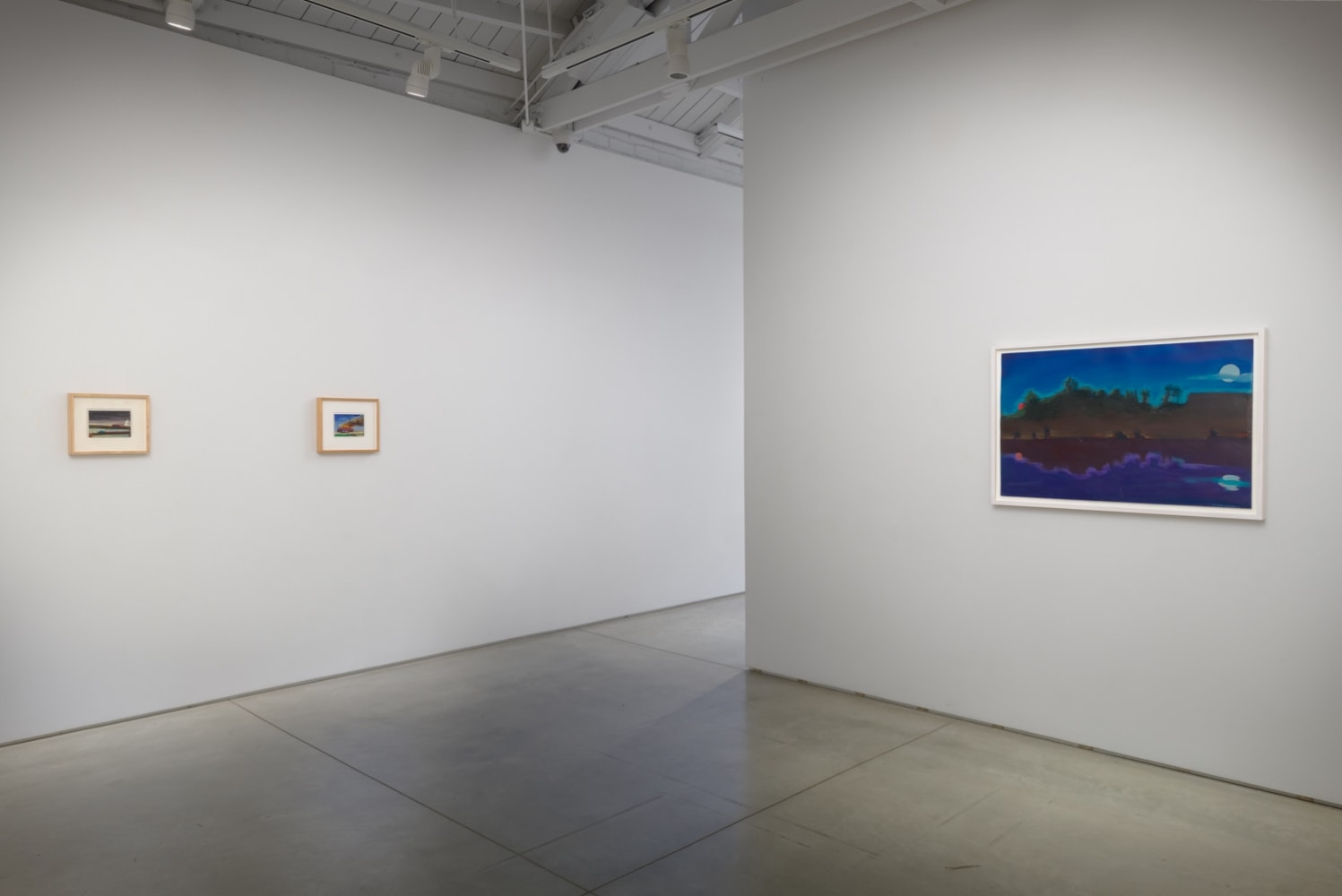 Installation view of Carlos Almaraz: Los Angeles, 2025