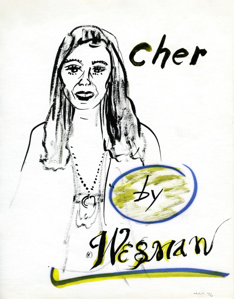 Cher by Wegman, 1975