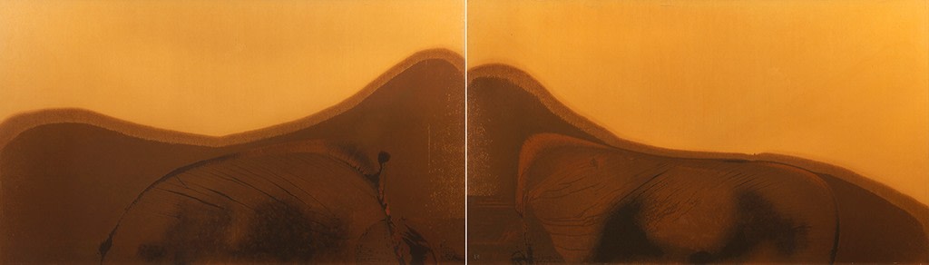 Reflecting Forms (from the series Pouring Formations), 1977
