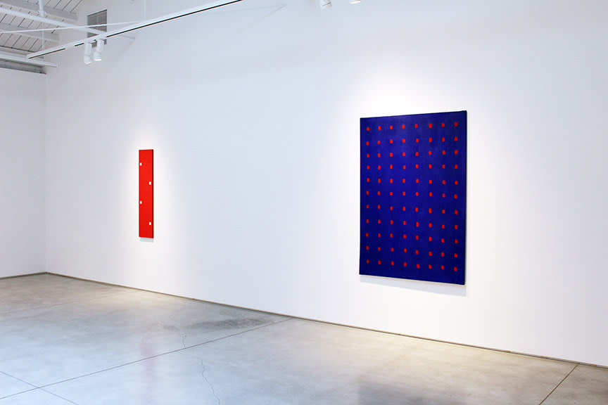 Robert Barry Paintings and Works on Paper from the 1960s​, installation view
