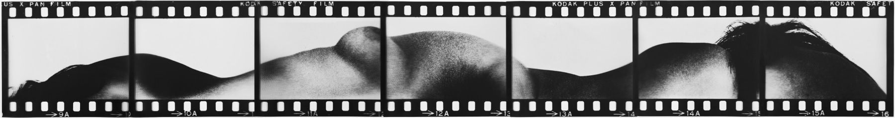 Kodak Safety Film/Figure Horizon, 1971  7 Unique pieces of Lithographic Film  15 x 119 inches  30 1/2 x 134 3/8 inches