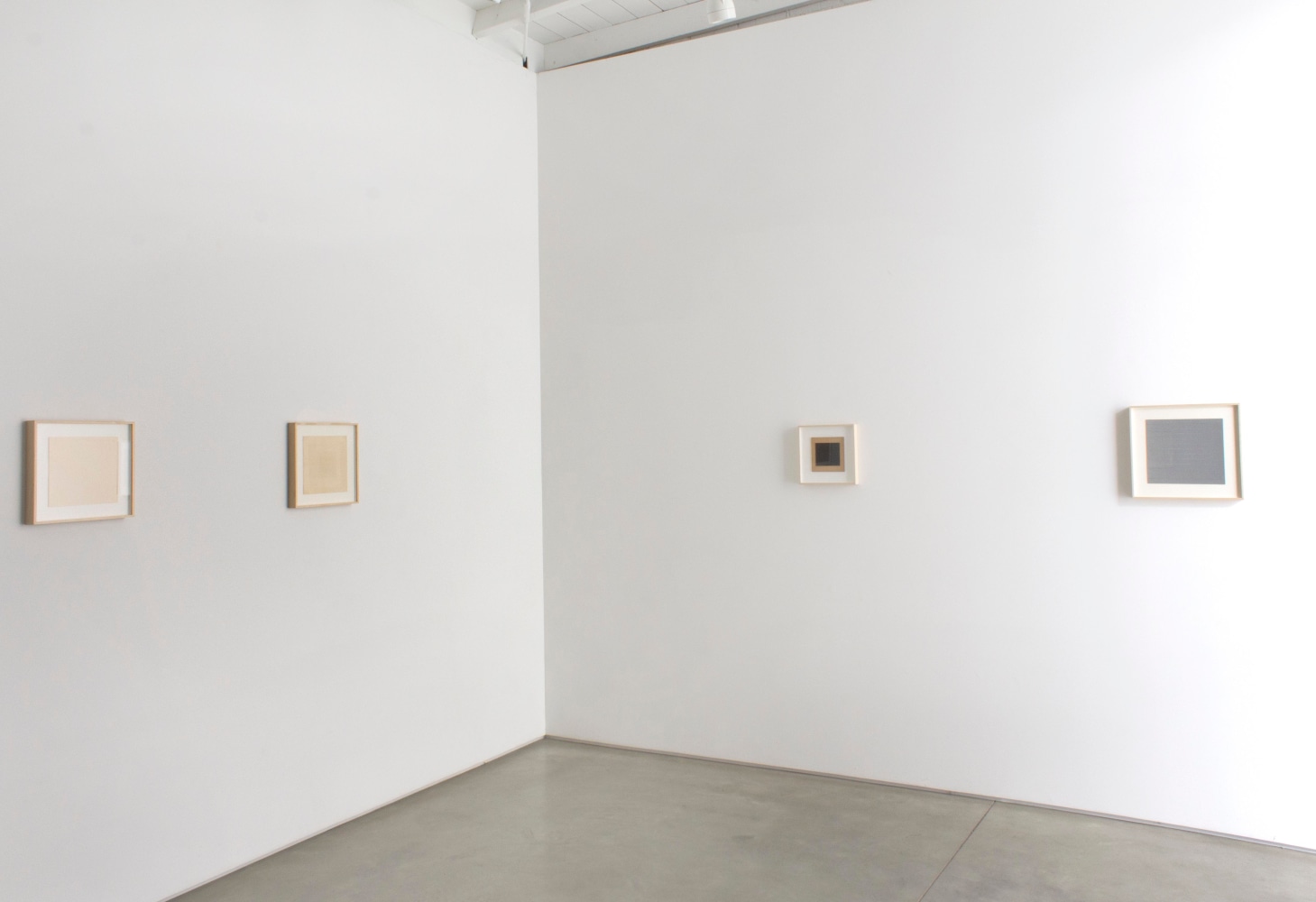 Robert Barry Paintings and Works on Paper from the 1960s​, installation view