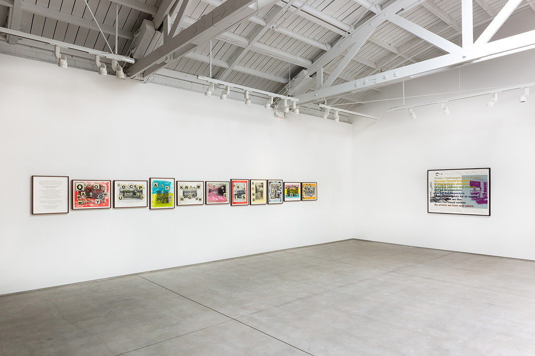 Allen Ruppersberg What a Strange Day it has Been​, installation view