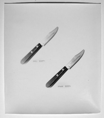 Dull Knife / Sharp Knife, 1972