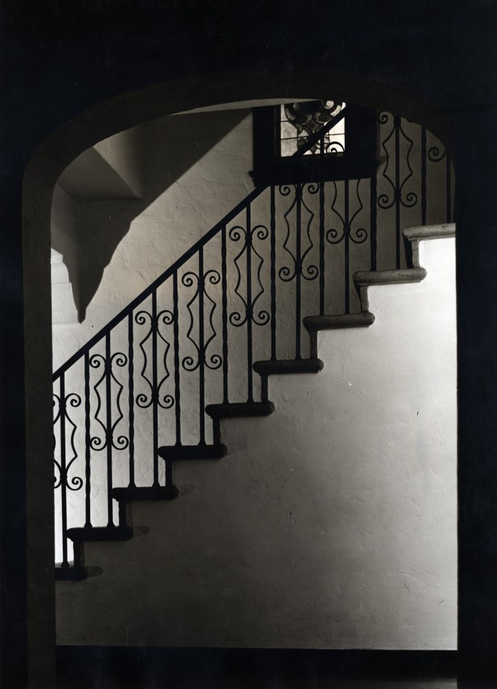 Dark Stairway, 1965  Silver gelatin print  15 1/2 x 11 1/8 inches