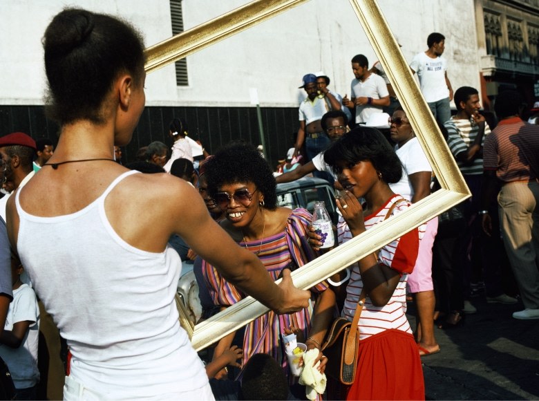 Lorraine O'Grady, Art is...(Woman with Girl with Stripes), 1983/2009