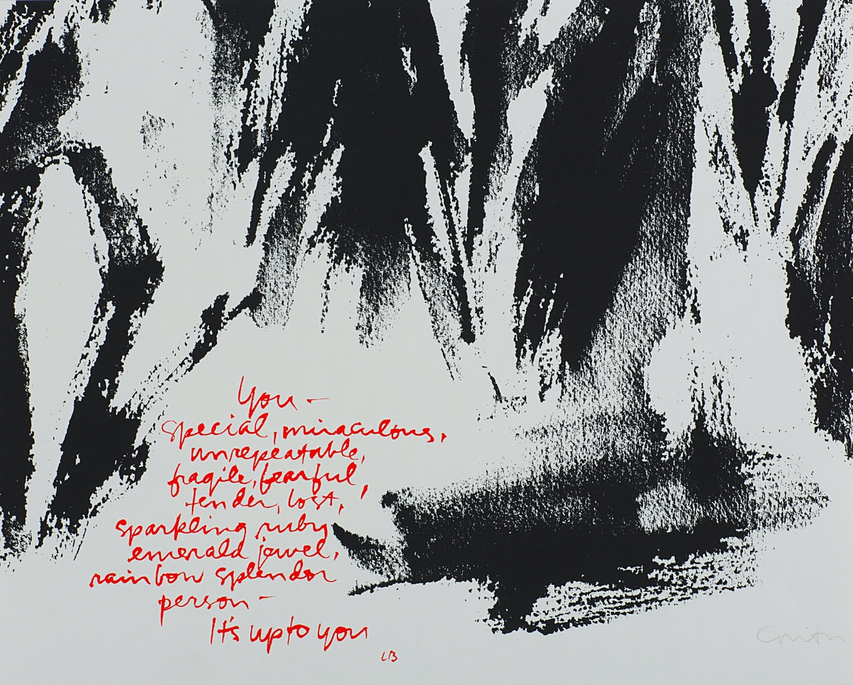 Corita Kent, It's Up To You, 1981