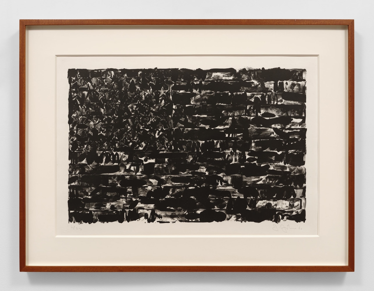 Jasper Johns (b. 1930)

Flag I, 1960

Lithograph on Arches paper

17 1/4 x 26 1/2 inches, image

22 x 30 inches, sheet

Edition of 23