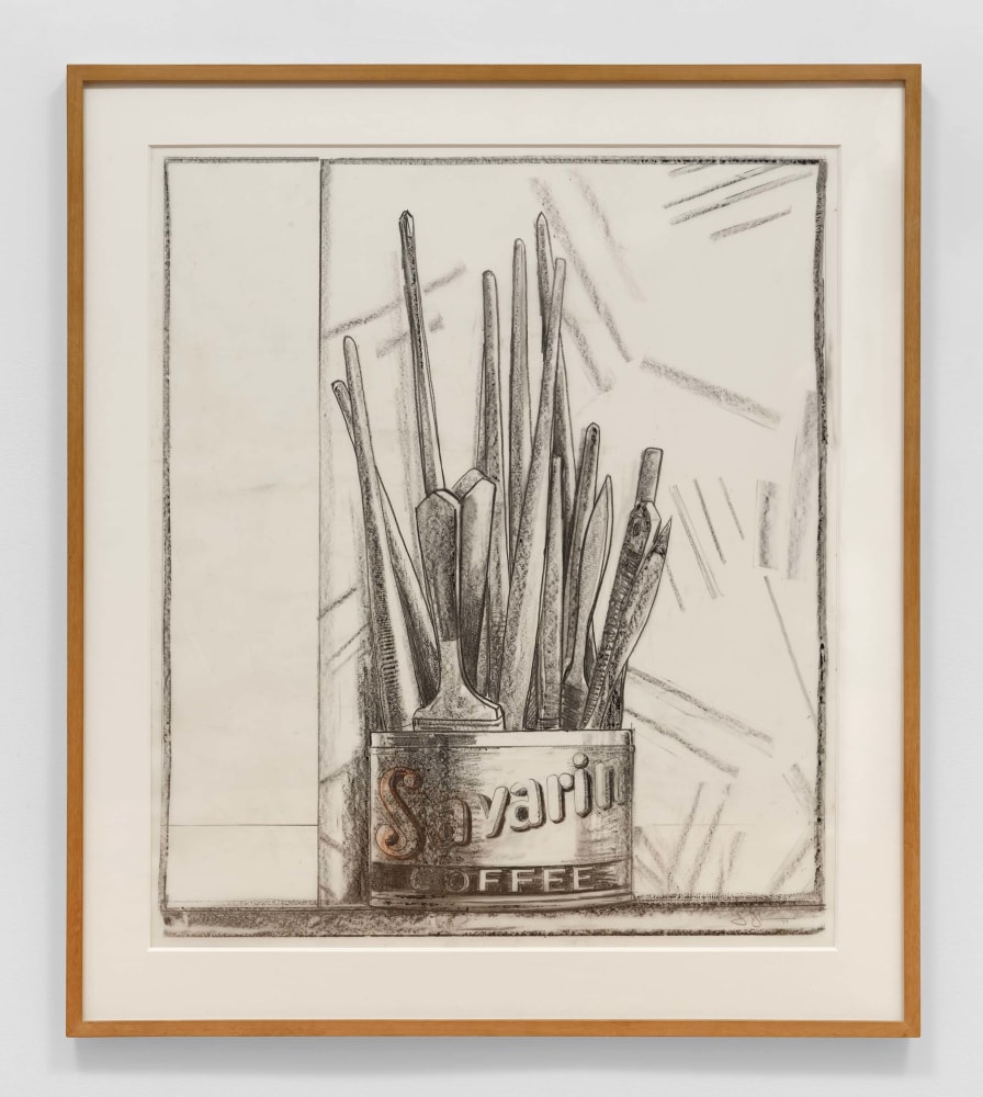 Jasper Johns (b. 1930)

Savarin, 1977

Crayon and graphite pencil on plastic

37 x 32 1/4 inches