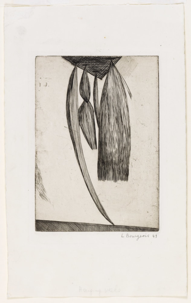 Hanging Weeds, 1949

Engraving on smooth wove paper

11 1/2 x 7 1/8 inches, sheet

&amp;copy; The Easton Foundation / VAGA at Artists Rights Society (ARS), NY.