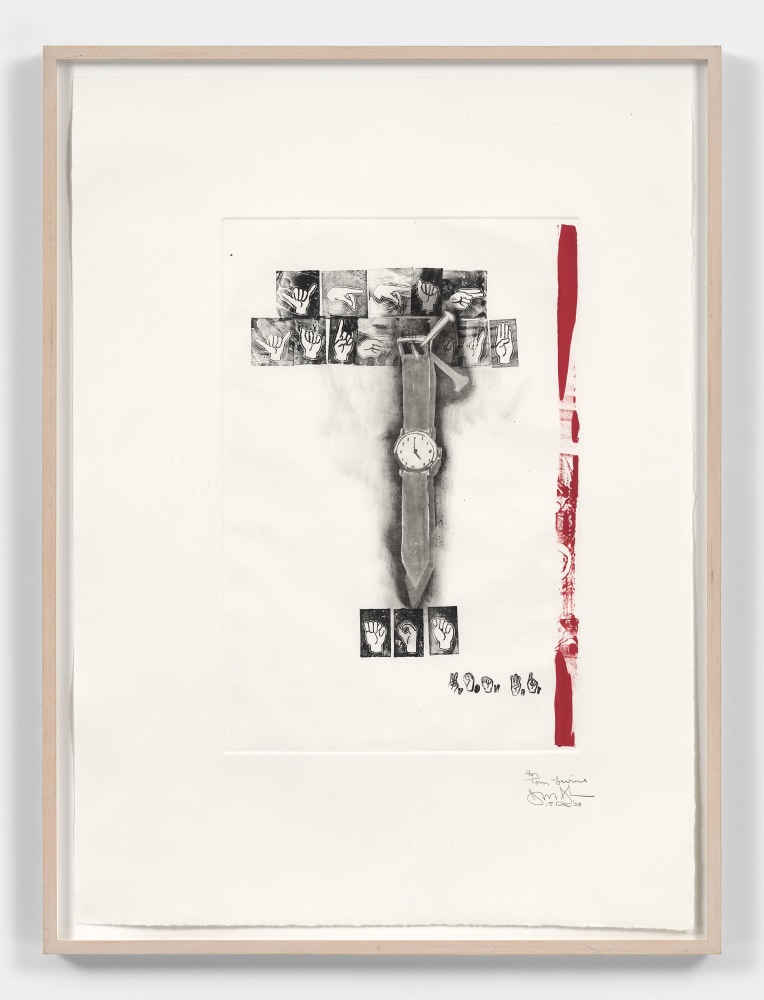 Jasper Johns (b. 1930)

Untitled, 2008

Monotype on Japanese paper

19 3/8 x 13 inches, plate

31 3/4 x 22 5/8 inches, sheet