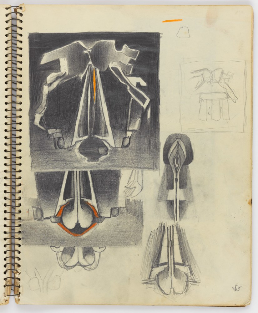 Fig. 3

Untitled Sketchbook, c. 1965
Graphite and red crayon on paper
14 x 11 inches (spread, 14 x 22 inches)